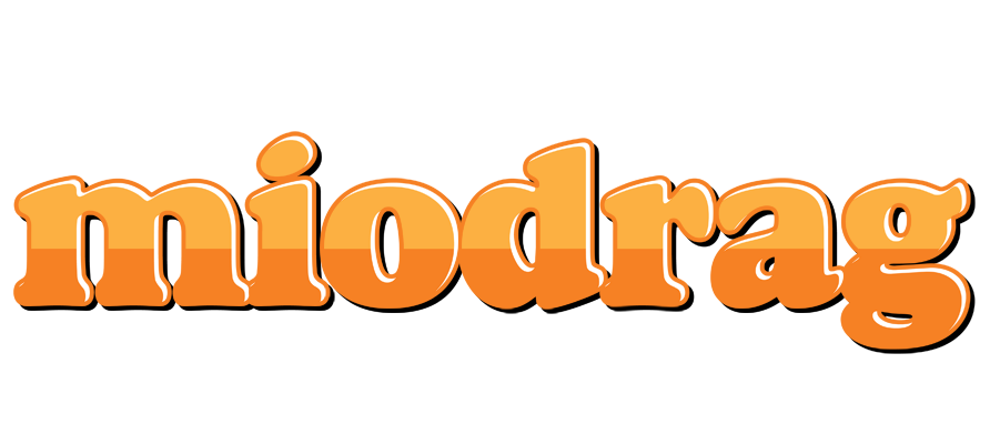 Miodrag orange logo