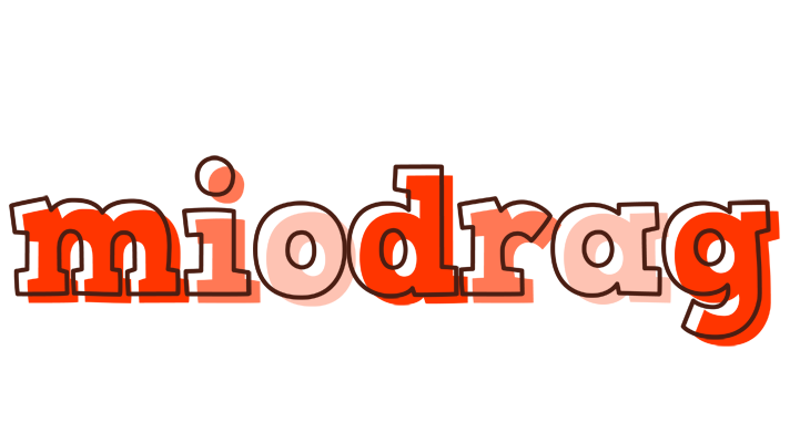 Miodrag paint logo
