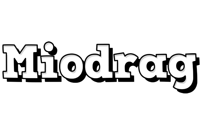 Miodrag snowing logo