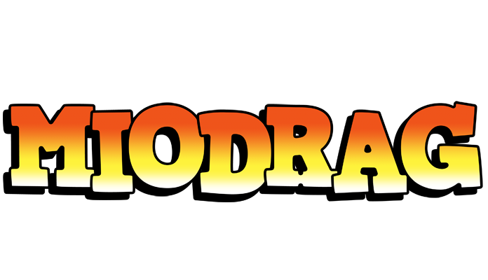 Miodrag sunset logo