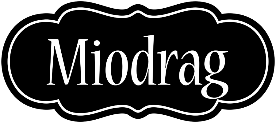 Miodrag welcome logo