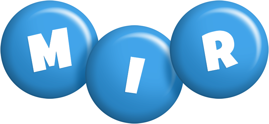 Mir candy-blue logo