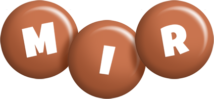 Mir candy-brown logo