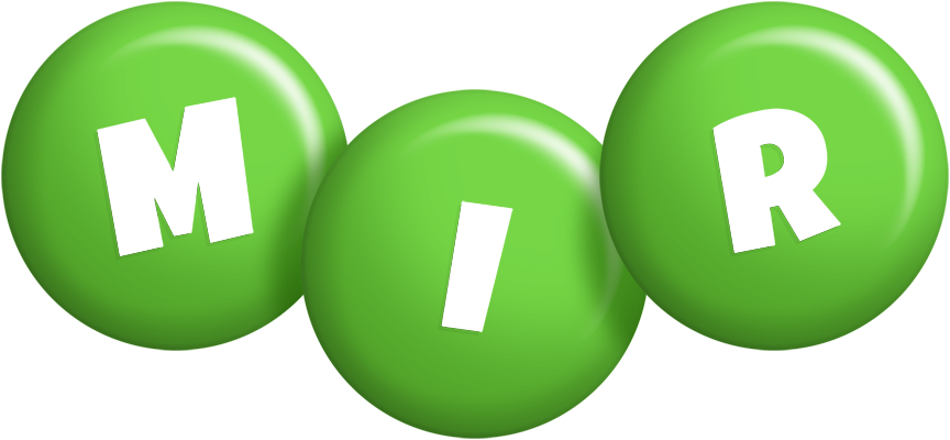 Mir candy-green logo
