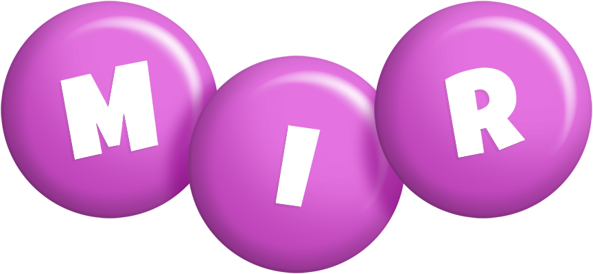 Mir candy-purple logo