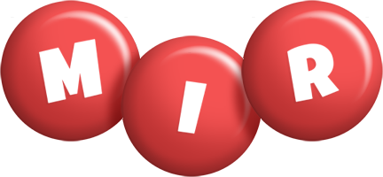 Mir candy-red logo
