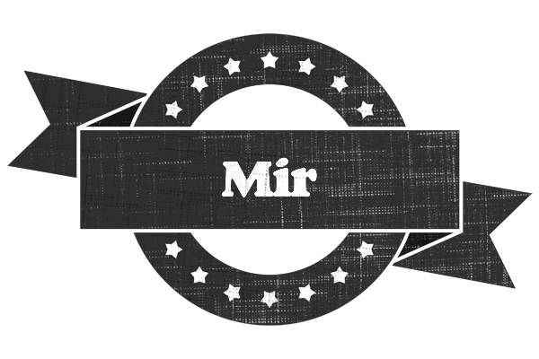 Mir grunge logo