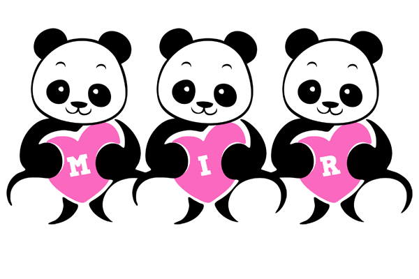 Mir love-panda logo
