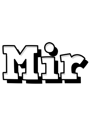 Mir snowing logo