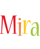 Mira birthday logo