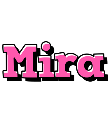 Mira girlish logo