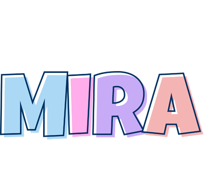 Mira pastel logo