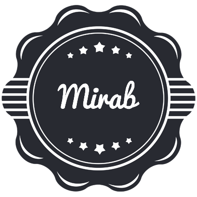 Mirab badge logo