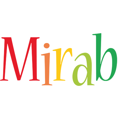 Mirab birthday logo