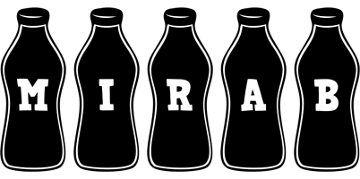 Mirab bottle logo