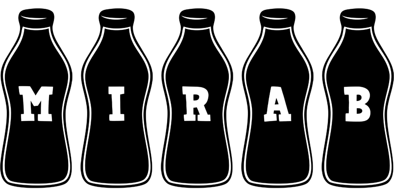 Mirab bottle logo