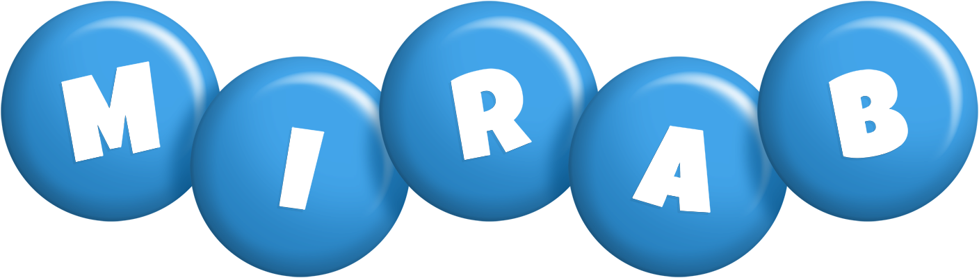 Mirab candy-blue logo