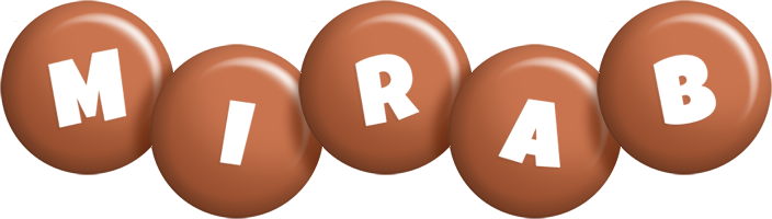 Mirab candy-brown logo