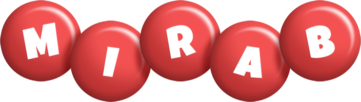 Mirab candy-red logo