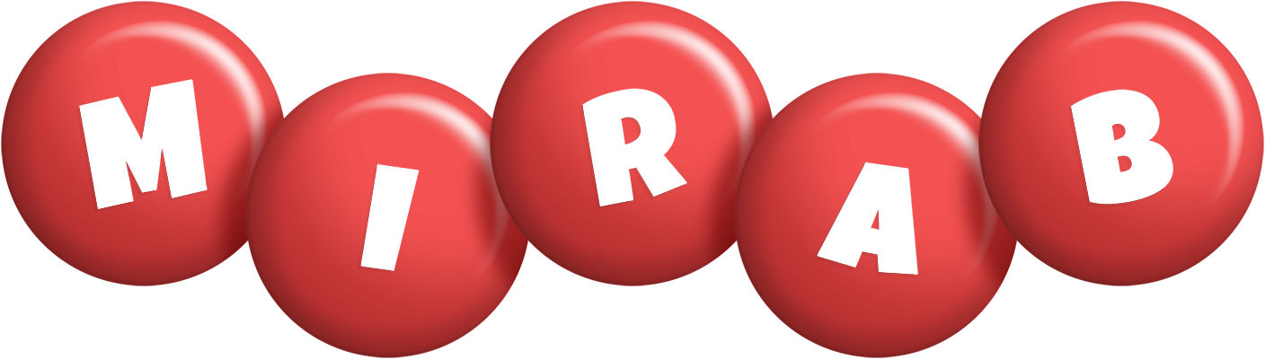 Mirab candy-red logo