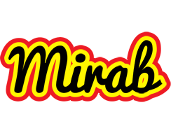 Mirab flaming logo