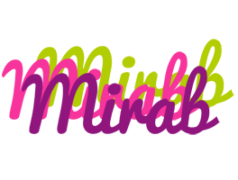 Mirab flowers logo