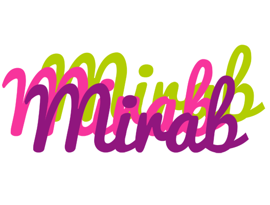 Mirab flowers logo