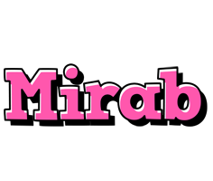 Mirab girlish logo