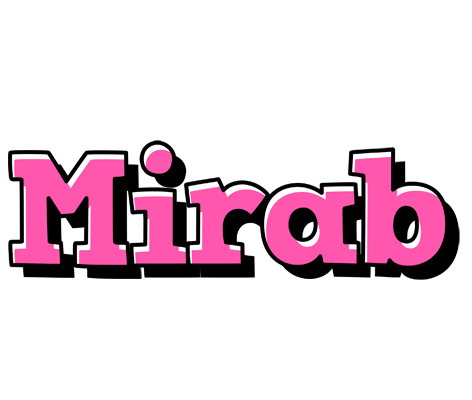 Mirab girlish logo