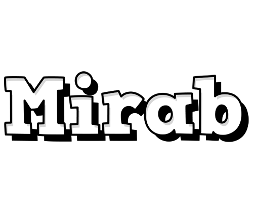 Mirab snowing logo
