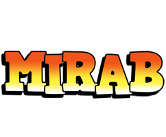 Mirab sunset logo