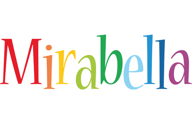Mirabella birthday logo