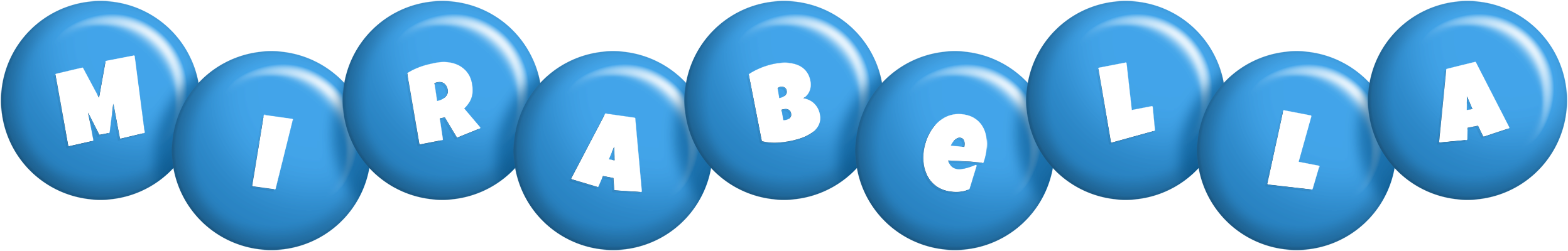 Mirabella candy-blue logo