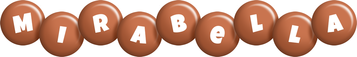 Mirabella candy-brown logo