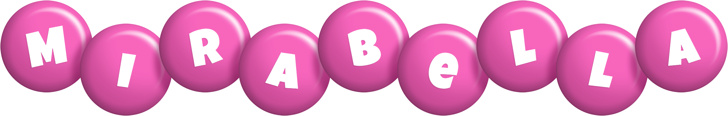 Mirabella candy-pink logo