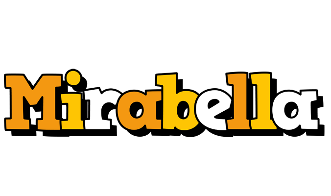 Mirabella cartoon logo