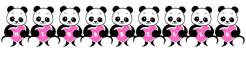 Mirabella love-panda logo