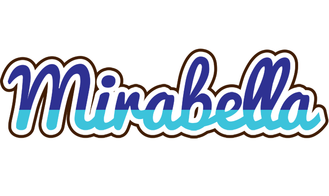 Mirabella raining logo