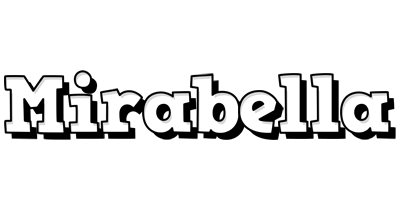 Mirabella snowing logo