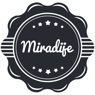 Miradije badge logo