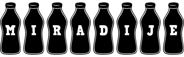 Miradije bottle logo