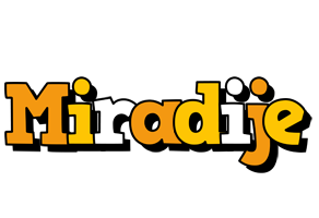 Miradije cartoon logo