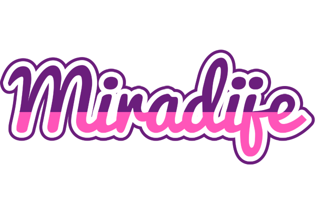 Miradije cheerful logo