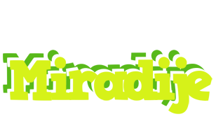 Miradije citrus logo