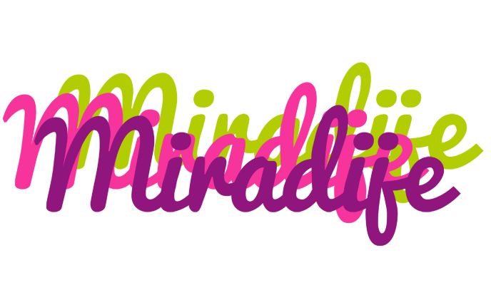 Miradije flowers logo