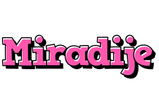Miradije girlish logo