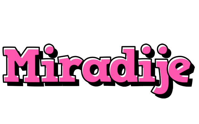 Miradije girlish logo