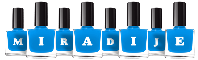 Miradije glossy logo