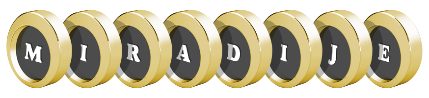 Miradije gold logo
