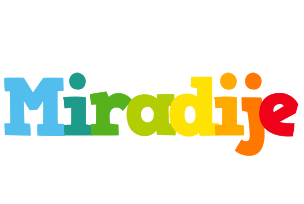 Miradije rainbows logo